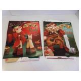 2 Christmas Doll Kits - Country Santa & "Rudy"