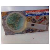 Vintage Deluxe Genuine Glass Lens Magnifier with