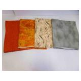 4 1-Yard Pieces of Cotton Fabric
