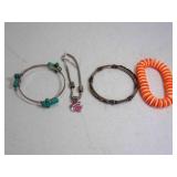 Silver Tone Native American Style Bracelet with