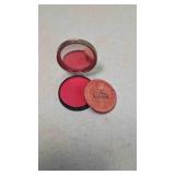 Vintage 1ï¿½" AVON Blush Compact w/Puff