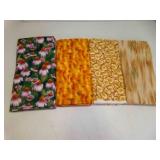 4 1-Yard Pieces of Cotton Fabric