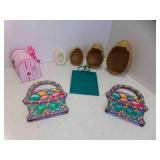 Paper Easter Basket Treat Bags - 3) Small Med & LG