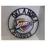 18" Metal OKC Thunder Logo Wall Sign Dï¿½cor