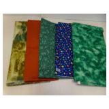 5 1?-Yard Pieces of Cotton Fabric