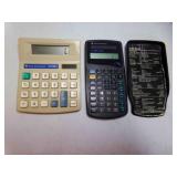 2 Texas Instruments Calculators - TI-36X Solar &