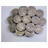 Vintage United States Buffalo Nickels Belt Buckle