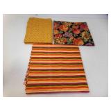 3 2-Yard Pieces of Printed Cotton Fabric - SEE