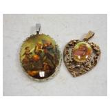 2 Necklace Pendants