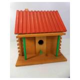 Handmade Log Cabin Birdhouse