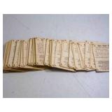 1965 Donruss Hot Rod Magazine Spec Sheet Trading