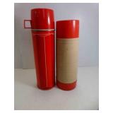 2 Vintage King Seely Thermos Bottle & Vintage