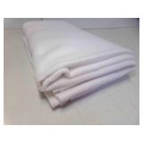 1-Yard Medium Weight White Fuzzy Fabric