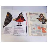 2 Witch Doll Fabric with Instructions - Willa