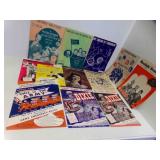 12 Pieces of Sheet Music