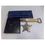 Metal Cigarette Case w/Butterfly Design & Vintage