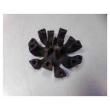 Vintage Cast Iron Candle Holder Tall Skinny Taper