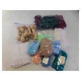 Lace, Material & Clothes Pin Dolls Craft Project