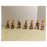 7 Collectible Resin Figurines