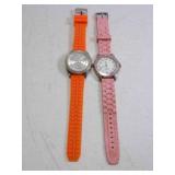 2 Watches with Silicone Bands