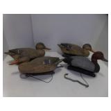 4 G & H Duck Decoys Henryetta, OK - 3 w/Weights