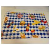 Picnic Cotton Tablecloth - 53" X 33"