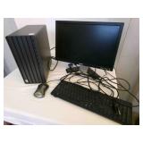 Computer, Monitor, keyboard, mouse-As is
