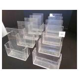 10 Plastic Acrylic 8" Pattern Brochure Stands