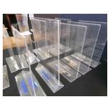 11 Plastic Acrylic 11" Sign Stands