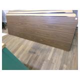 8 Ft Folding table-Brown top--HEAVY