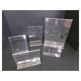 18 Acrylic Photo 0r Sign Holders Stands