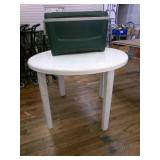 Igloo Ice Chest, Plastic Round Outdoor Table 40"