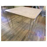 Square Table 36" Chrome legs  29" tall very sturdy
