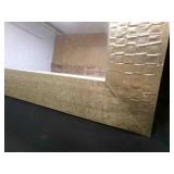 Gold Framed Mirror--25"x25" Frame covered