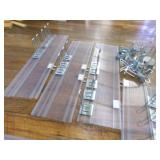 Slatwall inserts 24" Display for Hooks & signage