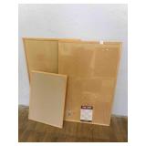 3 Cork Bulletin boards 23"x35