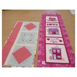 Valentine Wall Hangings 13X 37" &13"x27"