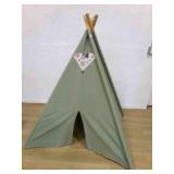Play Tee Pee wood & Cloth 5ft Tall