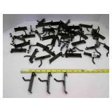 50 Black Gridwall Hooks