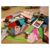 Quilting Fabric Remnants--2 small pcs Minky