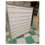 48"x55" Double Sided Slatwall on wheels-Display