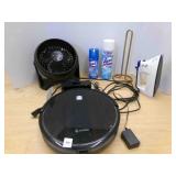 Cordi Robot Vacuum, Iron, Fan, Lysol, Paper Towel