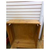 Dove Tail wood box w/cut in handles 28"x28"x11"