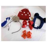 Mud Pie Child Stocking Cap, Head bands, Bows,