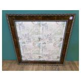 Fabric covered bulleting Board-wood frame