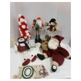 Santa & Snowman Christmas Decorations