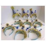 9 Birthday Boy Party Head Bands-Kids Birthday Part