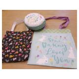 Round Pillow & 2 totes