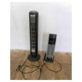 Lasko Fan, Bionaire Fan & Heater-both power on