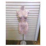 Cardboard Dress form that was Mod Podged